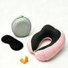 Slow Rebound Memory Foam U-Shape Neck Pillow for Travel