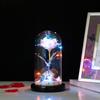 Glass   Flower LED Light   In Glass   Flower Present for Women Mother S Day Valentine Romantic Wedding Home Party Festivals Anniversa