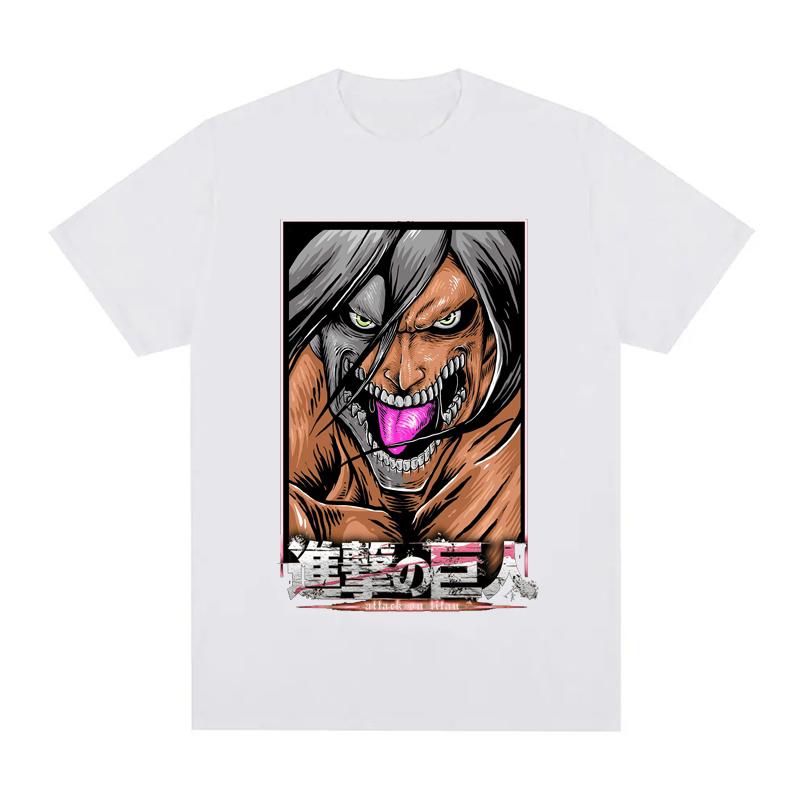 2023 New Japan Anime Attack On Titan T Shirt Unisex Cotton Unisex Tops EU Size Summer Unisex Clothes