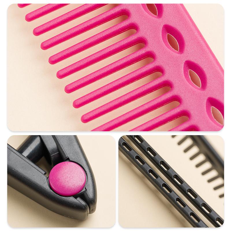 V Type Hair Straightener Brush Diy Hairdress Tool Hairdressing Combs Natural Hair Styling Curling Comb Hair For Male And Female