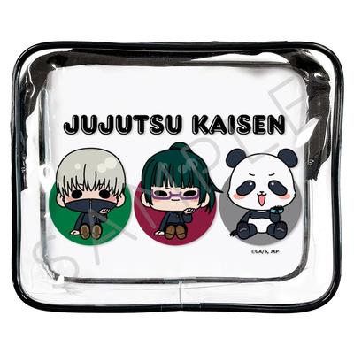 TV Anime Inumaki Season 5th Edition Vinyl Pouch PM OB "Jujutsu Kaisen" [Zenin Maki, Toge, Panda] 2,