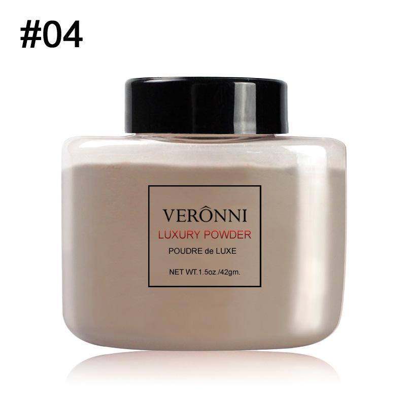 VERONNI Bananen Setting Puder: 4 Farben, Locker, Einfache Anwendung, Kein abhebendes Puder