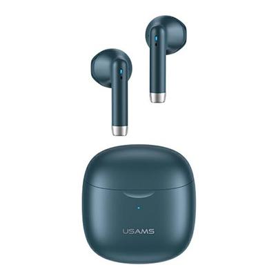 Bluetooth 5.0 TWS USAMS Wireless Headphones Navy Blue