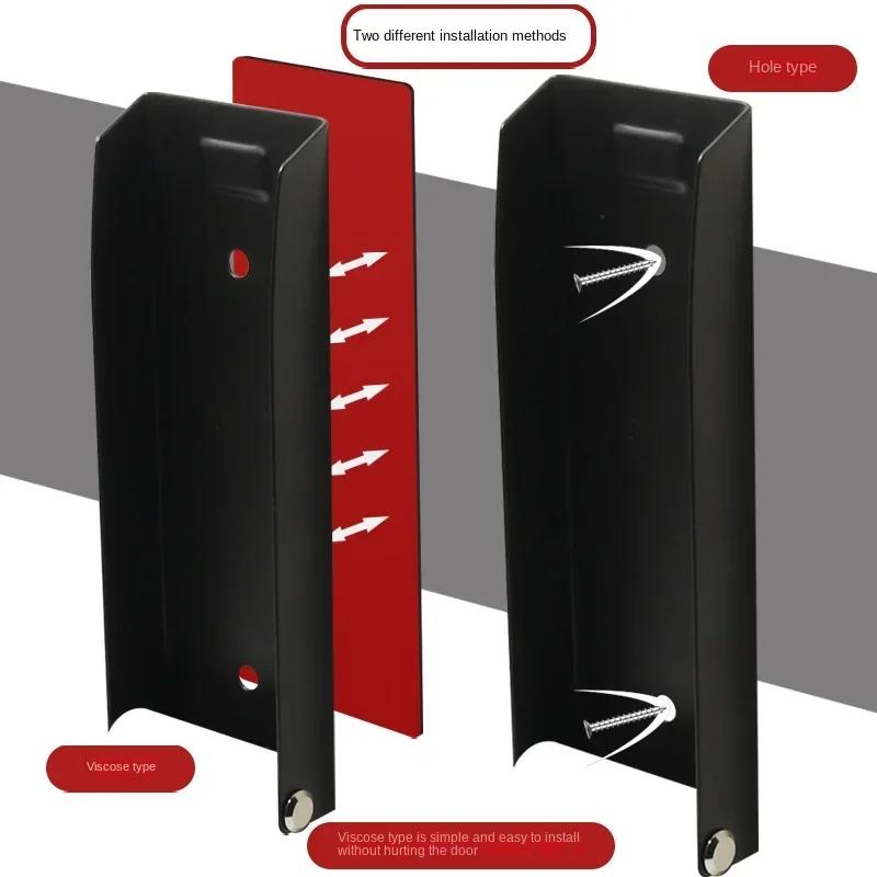 1 Pc Safety Door Stopper Stainless Steel Strong Suction Wall Protectors Hidden Mute Anti Collision Floor Holder for Home Hotel