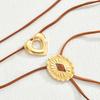 17KM Fashion Hollow Out Diamond Shape Heart Necklace Jewelry Women Trendy Shiny Daily Party Accessory Decorative Gift Idea For Her