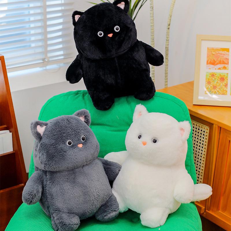 Cat Cute Super Plush Toys Big White Doll Simulation Sleep Pillow Soft Super