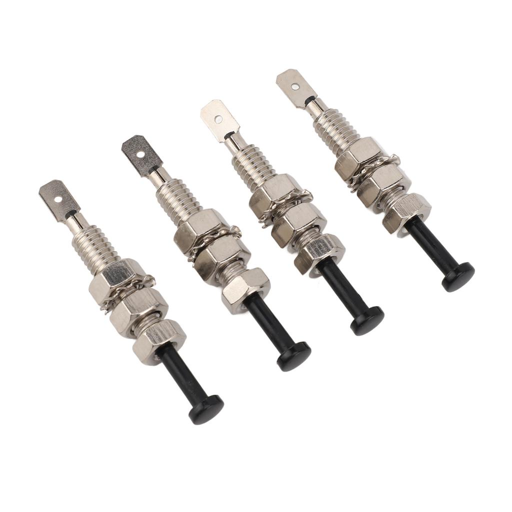 Adjustable Door Pin Switch 12V Universal Car Bonnet Alarm Light Hood Switch Security Screw for Ceiling Chassis Lights