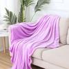 1pc Coral Fleece Blanket Simple Grey Blanket Soft Warm Throw Nap Blanket for Sofa Bed Camping Trip Office Pet Dog
