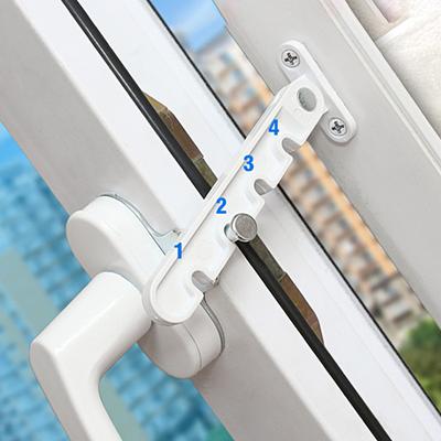 Ventilation Metal Useful Childproof Prevent Strong Wind Window Limiter Window Stopper