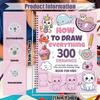 1PC how to Draw everything 300 drawings how to draw everything coloring book
