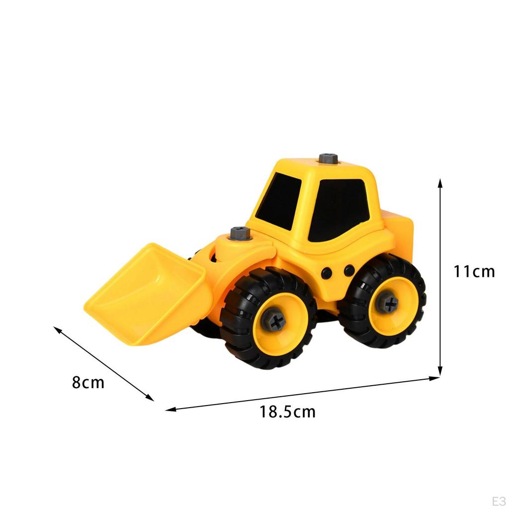 Construction Vehicles Educational Toys with Screwdriver for Age 3+ Kids
