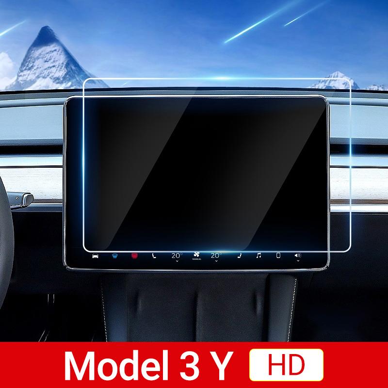 Für Tesla Model 3 Y X S 2017-2021 2022 2023 2024 2025 Gehärtetes Glas Auto GPS Navigationsbildschirm Schutzfolie LCD Touch Folie Aufkleber