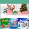 Calendrier de compte à rebours de Noël coloré 24 jours avec personnages d'anime en PVC Parfait pour offrir