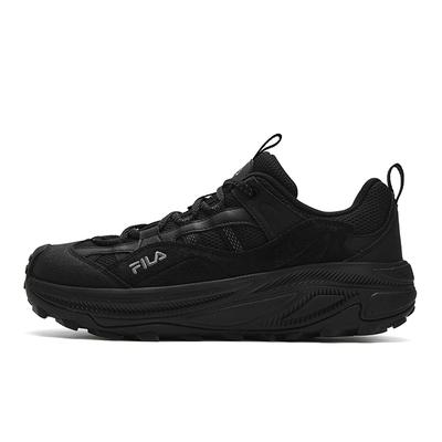 Abrasion Resistant, Breathable, Lightweight Low Top Casual Shoes Men's Black F12M542123FBK