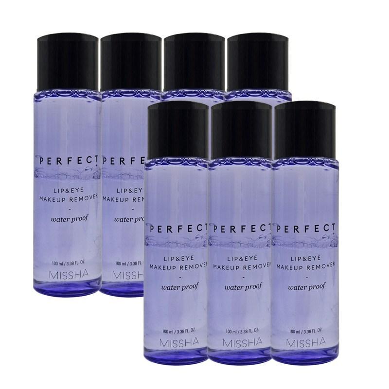 Missha Perfect Lip & Eye Makeup Remover Waterproof, 100ml, 7 pcs