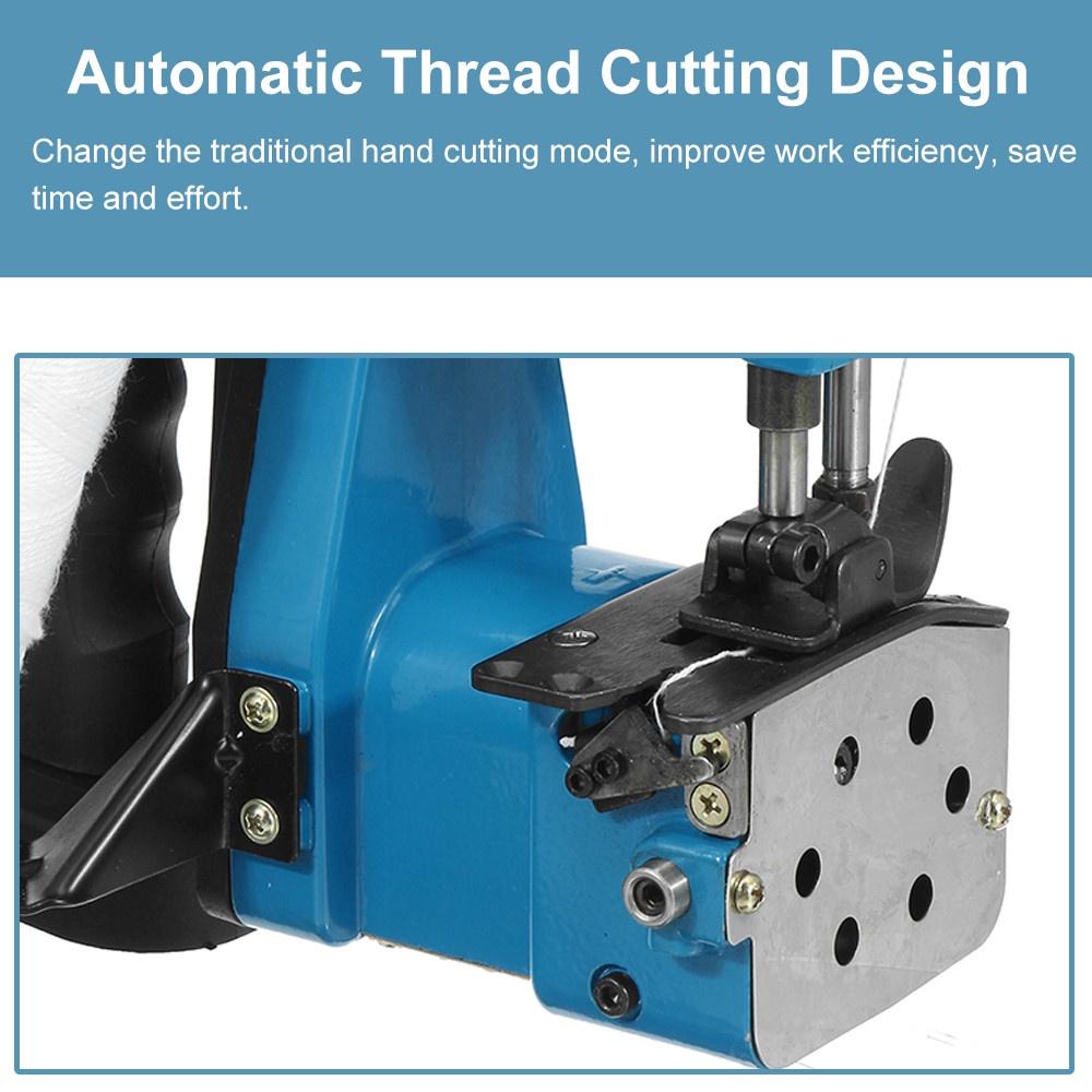 Portable Cordless Electric Sewing Machine Mini Automatic Packaging Agriculture Textile Industry Woven Bag Sealing Machine 1000W