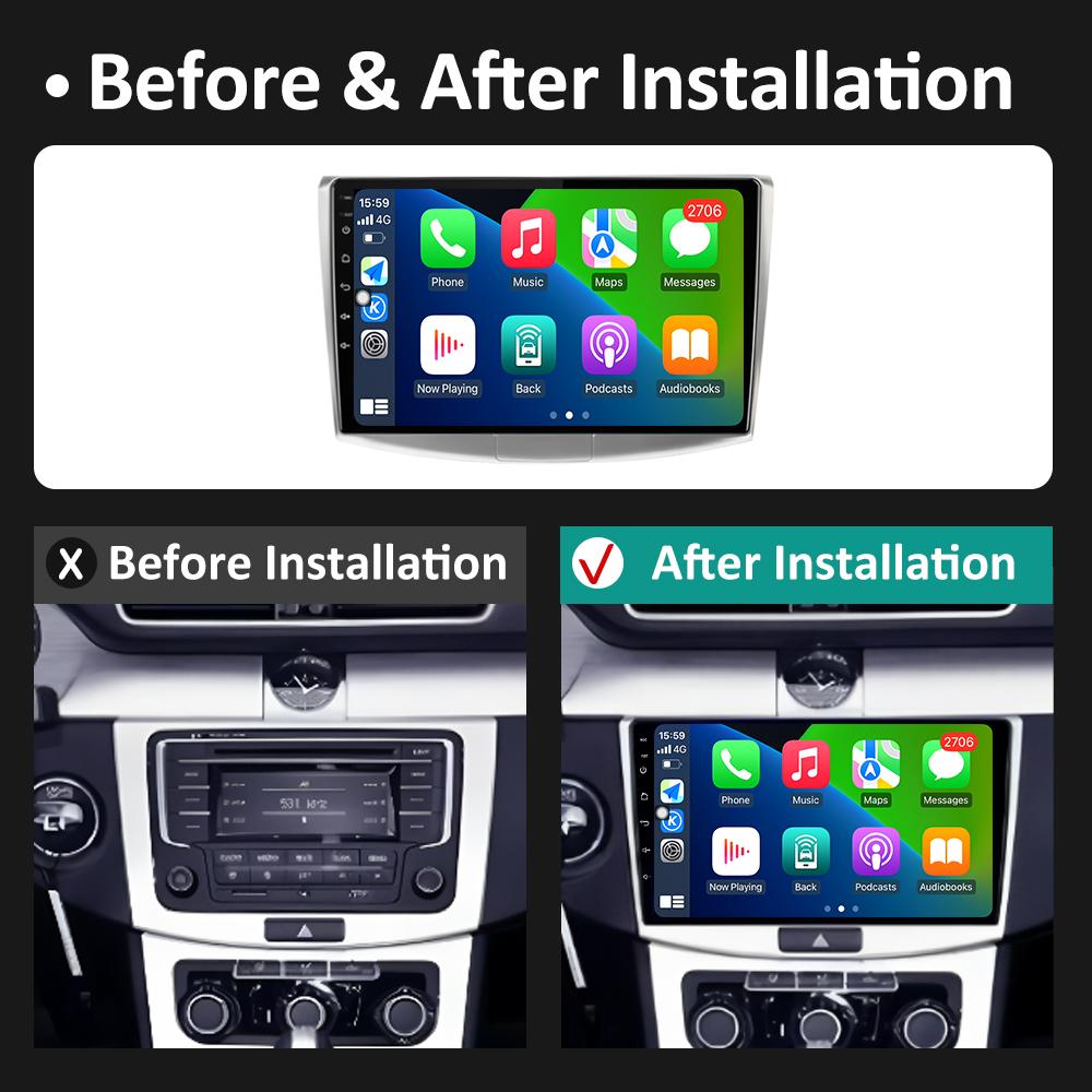 Pentru VW Passat B7 CC 2010 2011 2012 2013 - 2016 Navigație GPS Sistem Inteligent Android DSP Stereo Carplay Wireless Ventilator Răcire WIFI