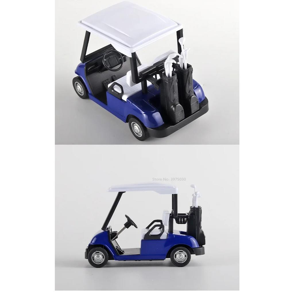 Modello di Golf Cart in Lega Scala 1/20 Giocattoli Modello di Auto in Metallo Diecast Alta Simulazione Veicolo Giocattolo a Retrazione Collezione Regalo di Compleanno per Ragazzo