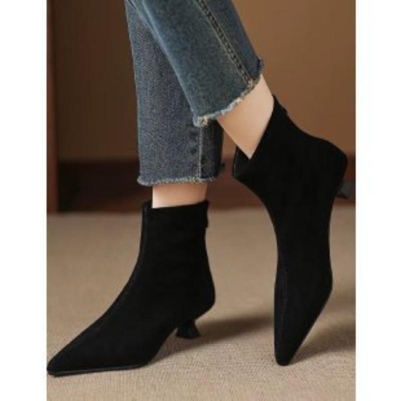 

New High-heeled, Thin-heeled, Large-sized Single Shoes 35