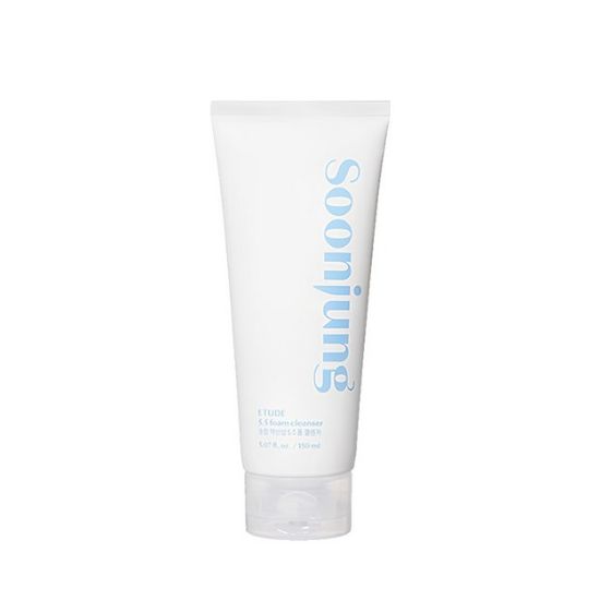 ETUDE House SoonJung pH 5.5 Foam Cleanser Gentle Low pH Daily Face Wash 150ml