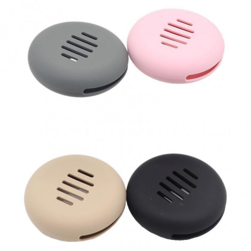 Silikon Make-up Schwammhalter Belüfteter Aufbewahrungsbehälter Staubdichter Organizer für Beauty Blender Kosmetikpinsel Reise Puderquastenbehälter