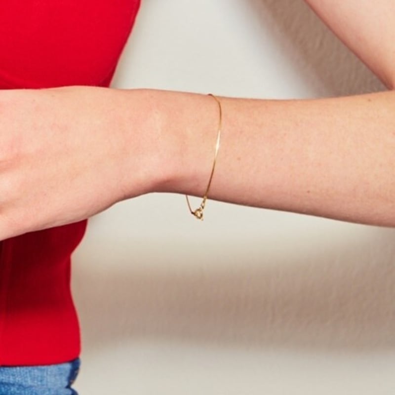 

LOVE ME MONSTER [Silver] Flat Silver Chain Bracelet SI