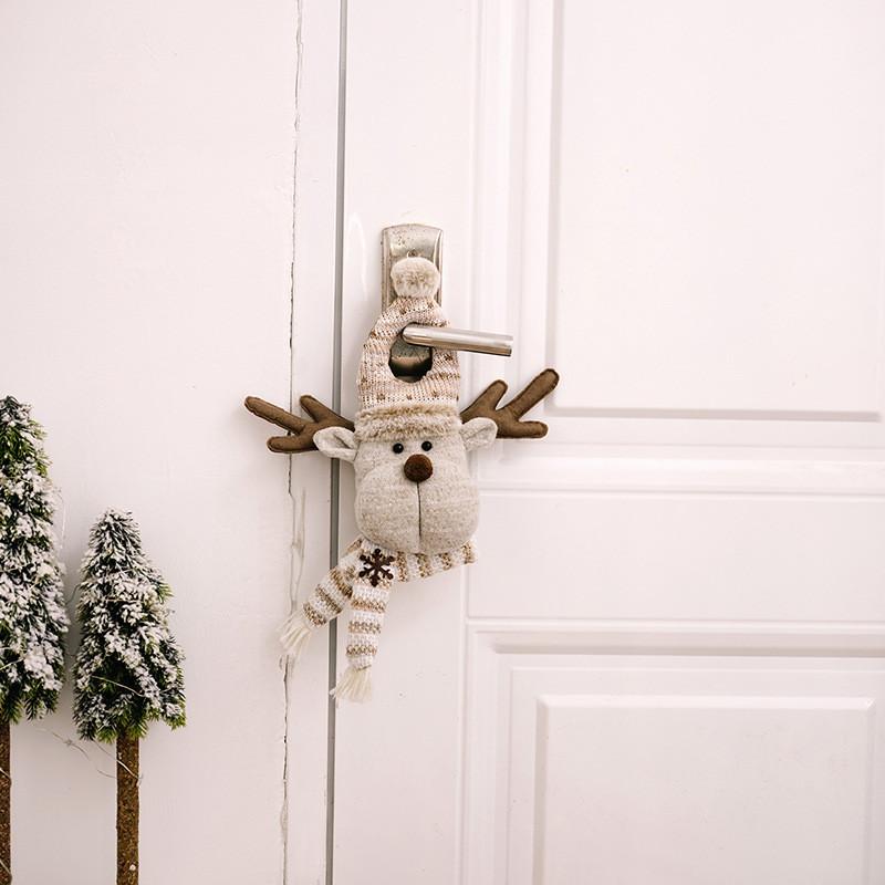 Creative European Style Door Hanging Santa Claus Snowman Reindeer Festive Decorations