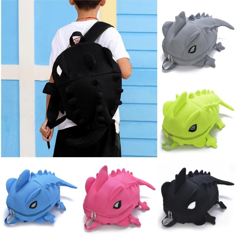 Colorful Chameleon School Backpack For Kids