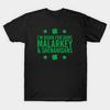 Men Black Print T-shirt I’M Down For Some Malarkey &Amp; Shenanigans (Kelly) No-Cut Transfer Paper Print Cotton Tshirt