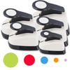 5 Round Hole Punchers for Paper Crafts, Assorted Sizes for Scrapbooking