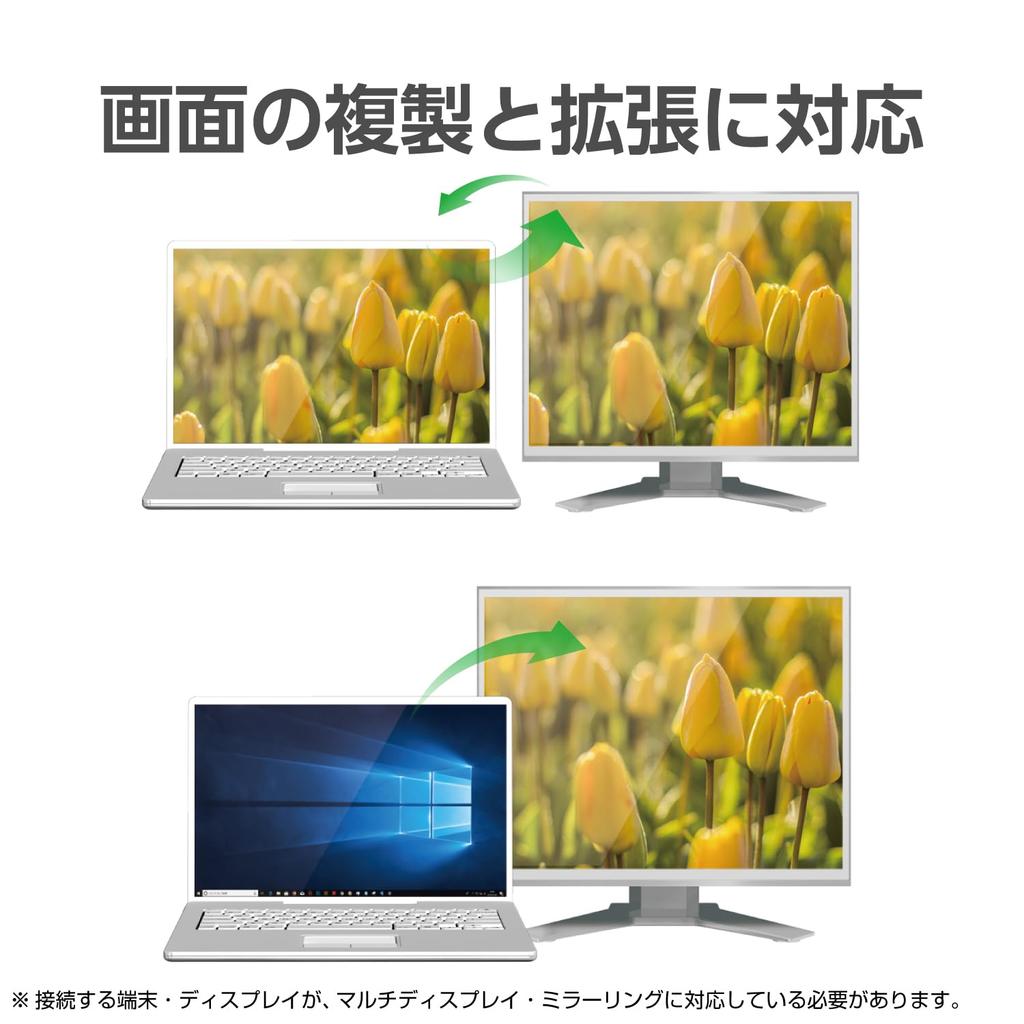 Elecom Konverze na DisplayPort Černá s kabelem USB-C pro iPhone Pro, 1,0 m, (Kompatibilní 16/16 Pro/16 Max/16 Plus) CAC-CDP10BK