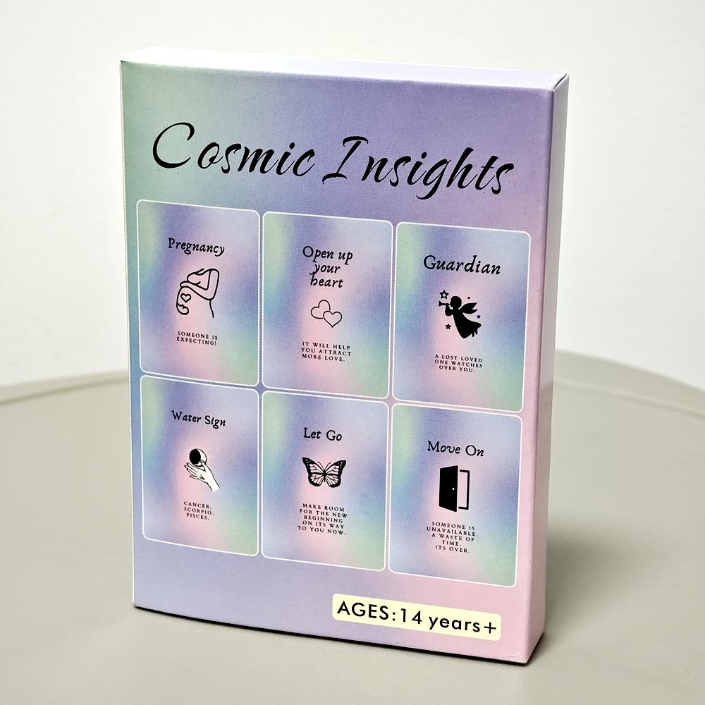 Cosmic Insights Oracle Deck | 41 Cards Giving Tons of Insight and Clarity On Your Daily Life 10.4*7.3cm