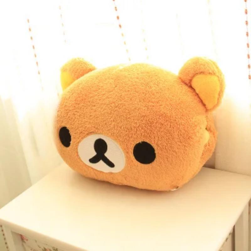 Plyšová hračka Rilakkuma Kiiroitori Chick Couple Rilakkuma Polštářek Medvídek Vycpaná panenka Polštářek ohřívač rukou Zimní vánoční dárek