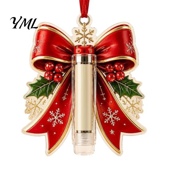 Transparent Cash Gift Ornament Christmas Ornament, Acrylic Money Holder, Funny Xmas Decorative Capsule Tree/Bow/Santa/Bell Shaped Hanging Decoration