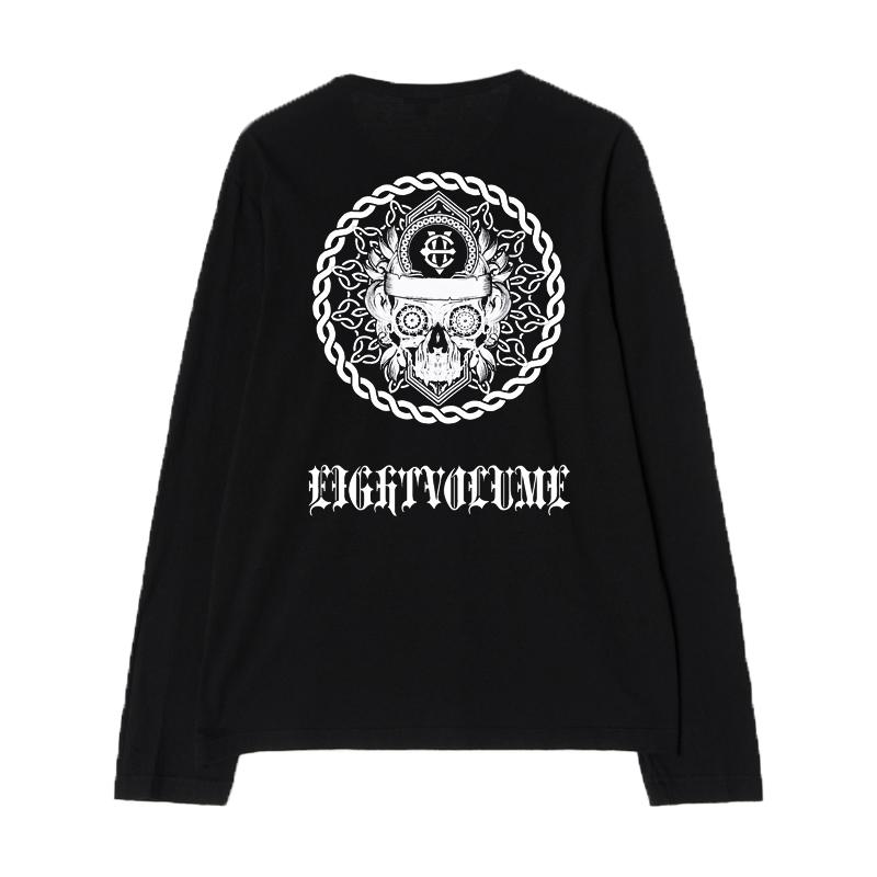 EIGHTVOLUME Ev Mandala Skull Long Sleeve
