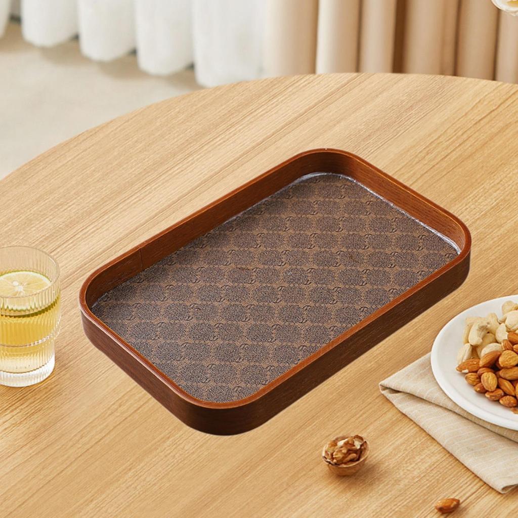 Serving Tray Toilet Cosmetics Tray Breakfast Tray for Office Party Home