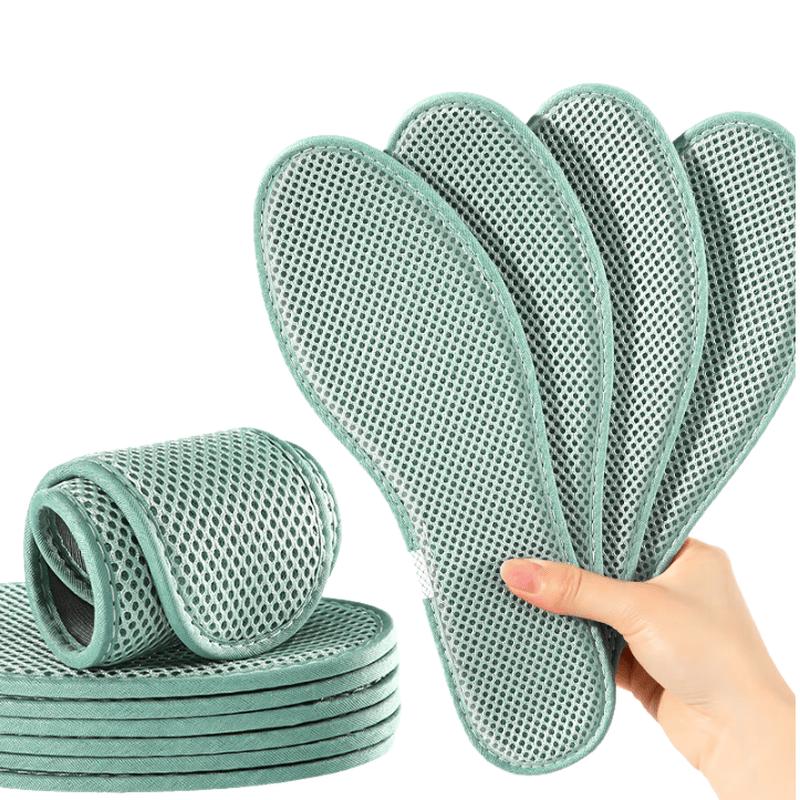 3AnGnI Men s Mugwort Anti-Odor Sweat-Absorbing Insoles (6-Pair Pack) 41