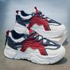 Womens Summer Breathable Casual Thick Sole White Dad Sneakers