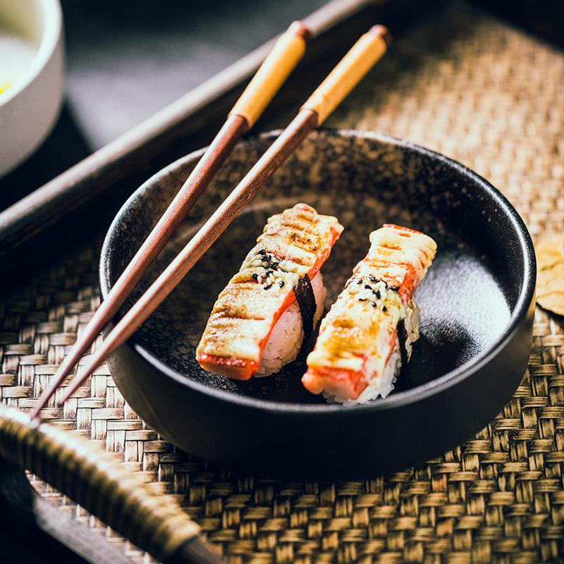 Japanese Creative Ceramic Bowl Salad Bowl Thick Soup Bowl Stew Bowl Restaurant Fashionable Dish Deep Bowl Fruit Bowl Large