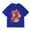 Iron Man Boys Short-sleeved T-shirt Children 2025 Summer Cotton Top Cartoon Loose Casual Children's Clothing
