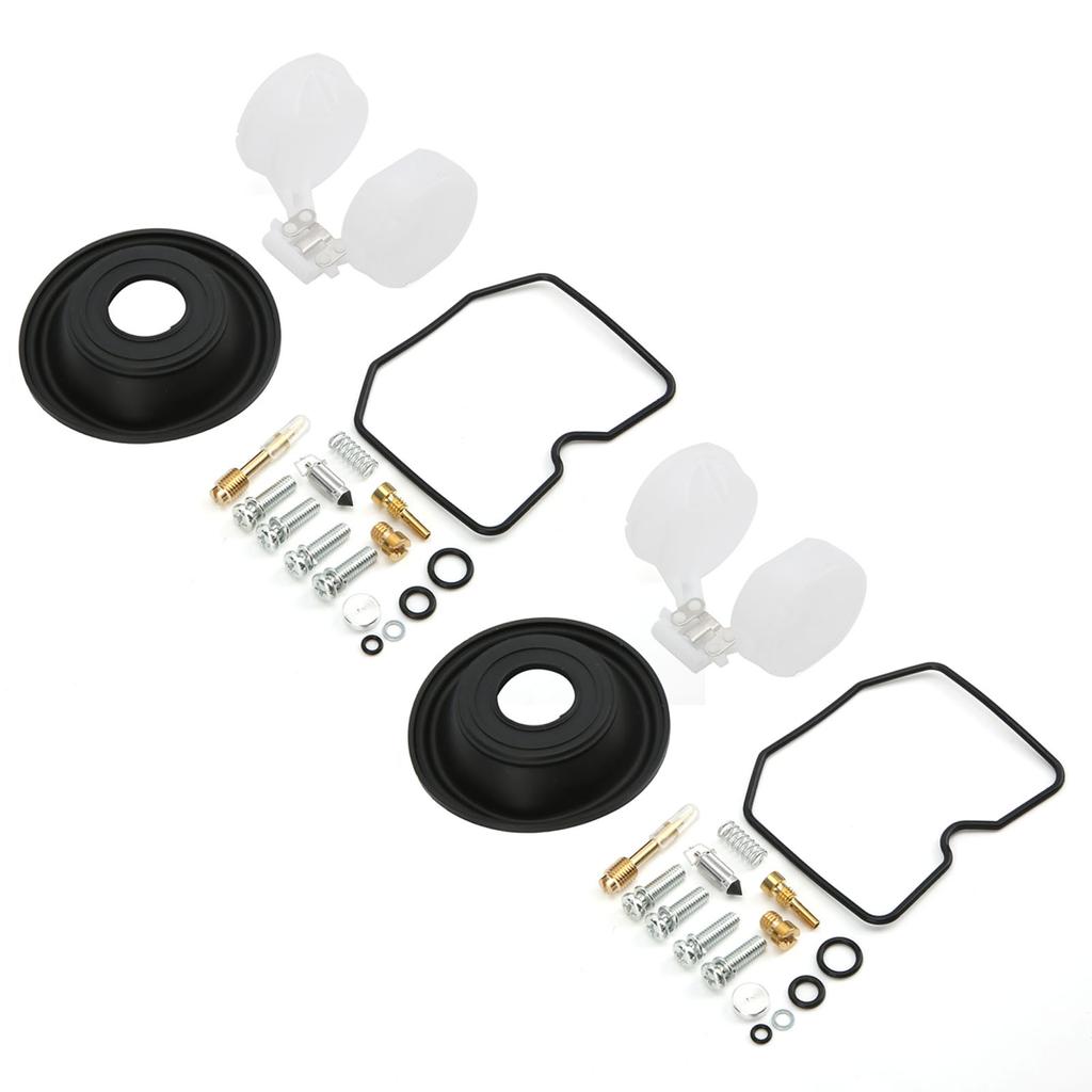 2 Sets Carburetor Rebuild Fix Kit Carb Overhaul Fit for Kawasaki Vulcan 500 EN500 1991‑1995