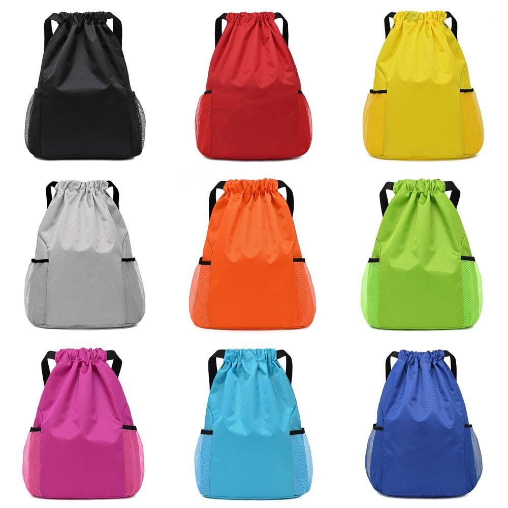 Bag Sport Drawstring Pocket Riding Travel Bag Drawstring Bag Outdoor Backpack Portable Sports Bag