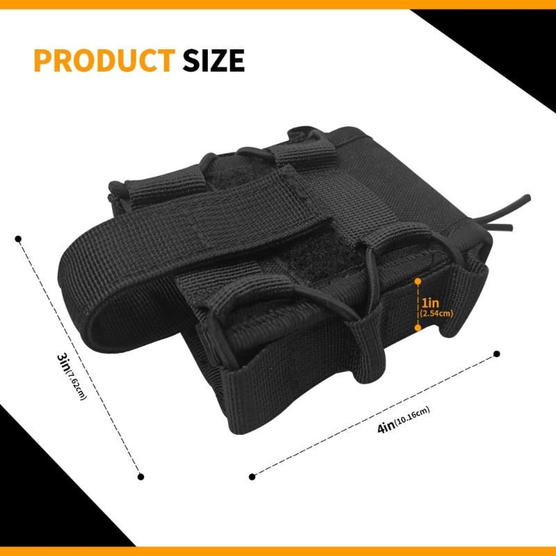 Handcuff Holder Nylon Polyester Fabric Handcuff Sleeve for Various Chain Types in Outdoor Operate