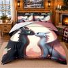 How To Train Your Dragon Pattern Bedding 3Pcs Set Bed Sheet And Pillowcases For Indoor Bedroom