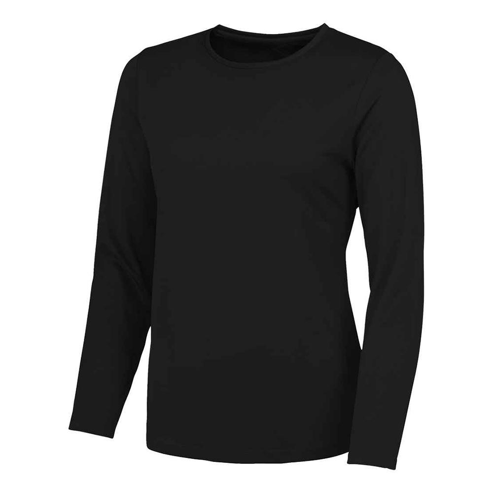 Just Cool Womens/Ladies Plain Long-Sleeved T-Shirt