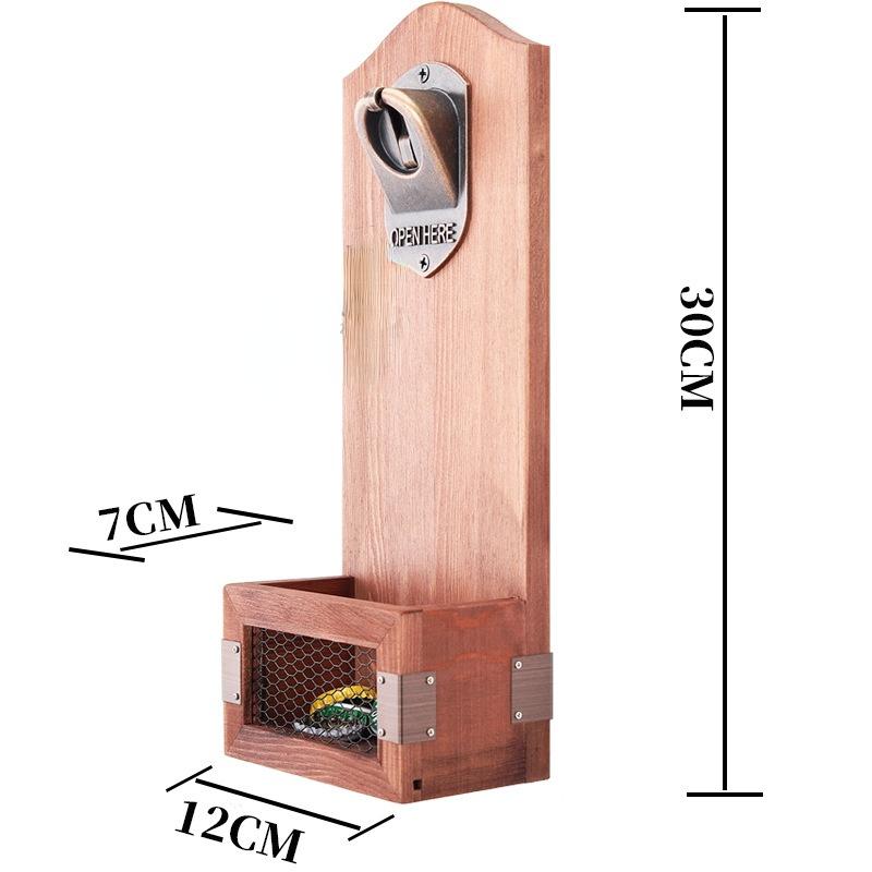 Creative Vintage Wall Bottle Opener, Bar Beer Glass Cap Opener, Home Decoration