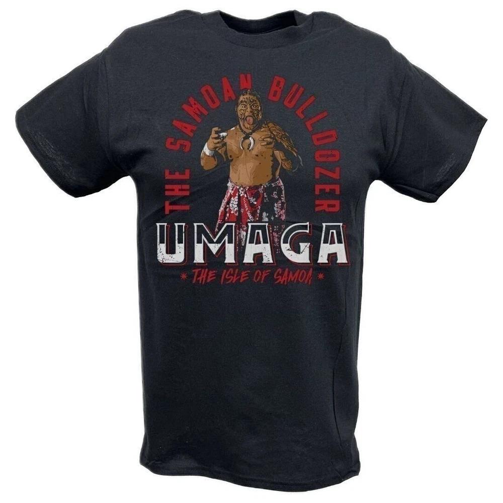 Umaga Samoan Bulldozer BlackTshirt M