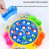 Electric Music Spinning Fishing Disc Set Toy Boys and Girls Children's Fishing Toy