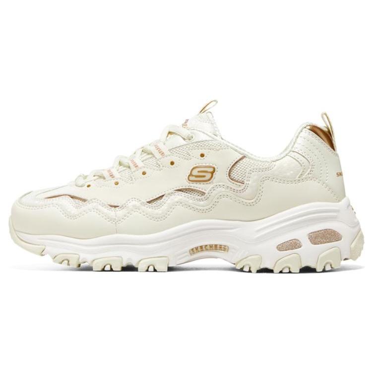 (WMNS) Skechers D lites 1.0 Marathon Running Shoes Beige White Women s 896242-OFWT EU 35