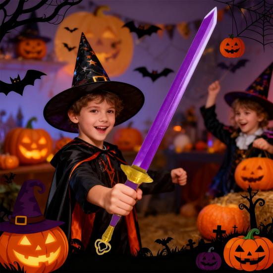 Kpop Hunter Cosplay Longsword Prop Halloween Costume Party Anime Inspired Hunters Stiletto Weapon Role-play Accessory Fans Collectible Prop